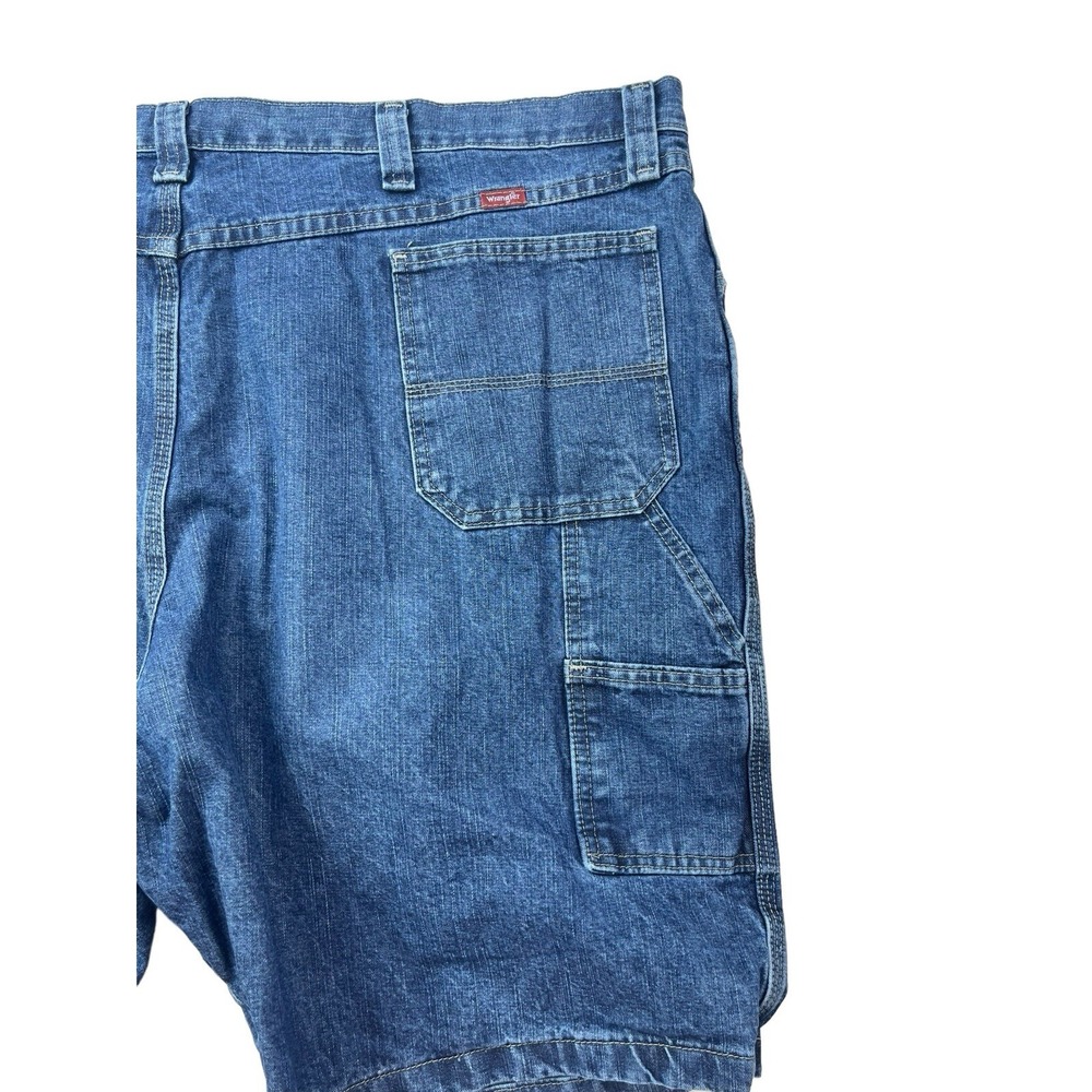 Wrangler Mens Size 48 Denim‎ Flat Front 5 Pocket Carpenter Shorts Outdoor Casual - Picture 6 of 16